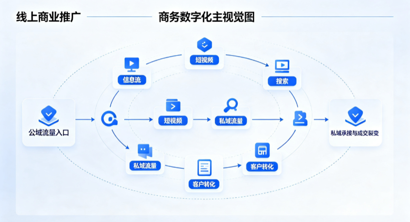 双阳区线上商业推广怎么做？全域流量闭环搭建与低成本转化实战指南